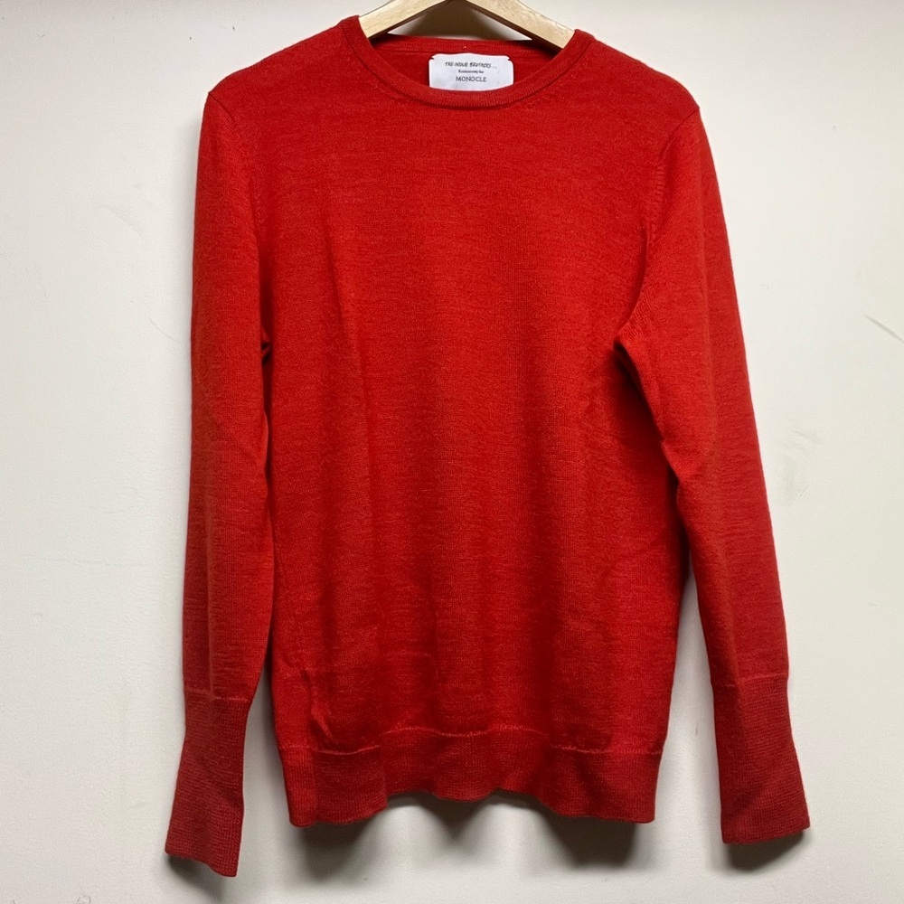 Monocle Red Crewneck Sweater